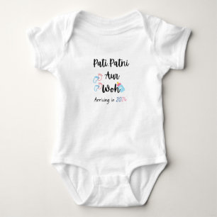 Pati Patni aur Woh - Desi Pregnancy Announcement Baby Bodysuit