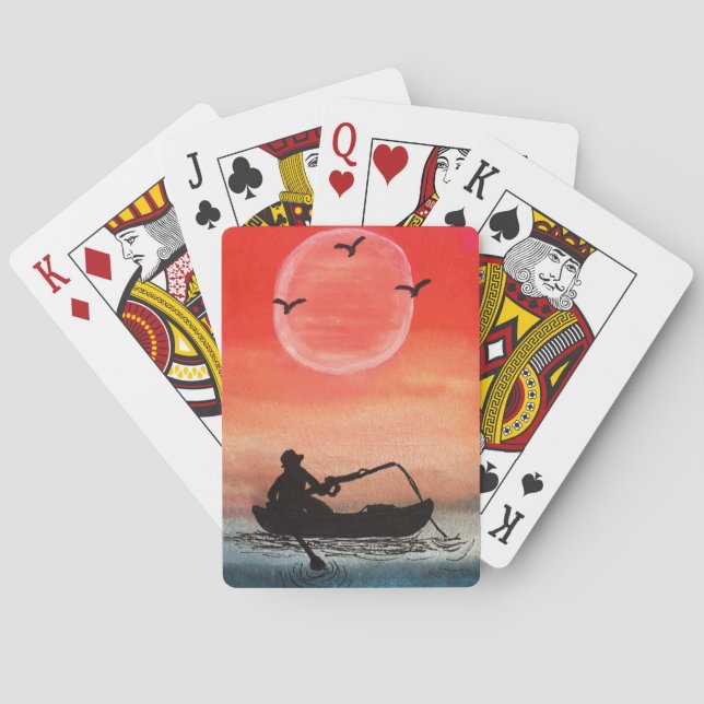 Patience and Solitude Playing Cards (Back)