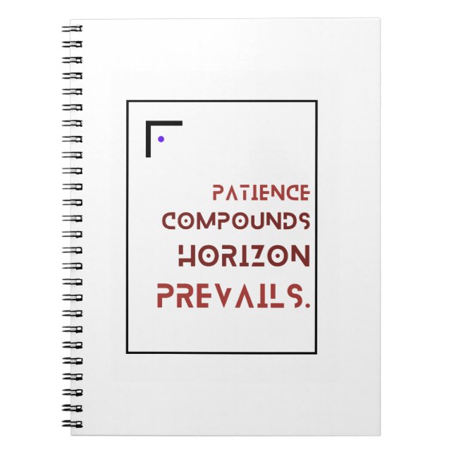  Patience Compounds Notebook for investor (Front)