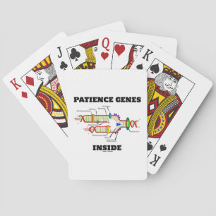 Patience Genes Inside DNA Replication Humour Playing Cards