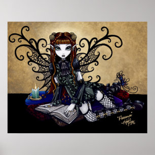 Patience Gothic Faery Candle light Poster