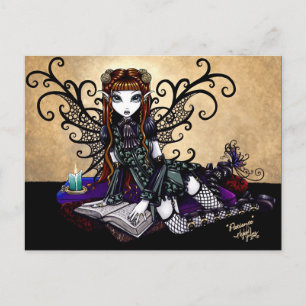 "Patience" Gothic Victorian Fairy Art Postcard