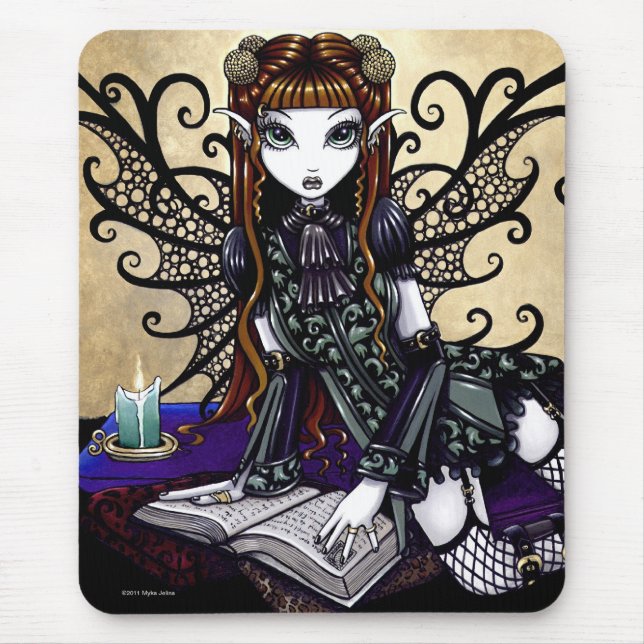 "Patience" Gothic Victorian Fairy Mousepad (Front)