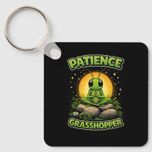 Patience Grasshopper Key Ring