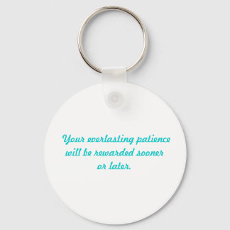 Patience Key Ring