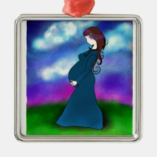 "Patience" Metal Tree Decoration