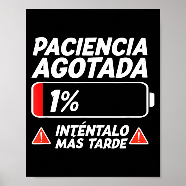 Patience Mom Dad Couple Birthday Pajamas Sold Out  Poster (Front)