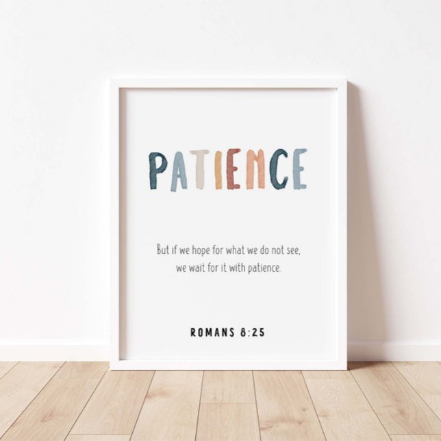 Patience the fruit of the spirit poster (Creator Uploaded)