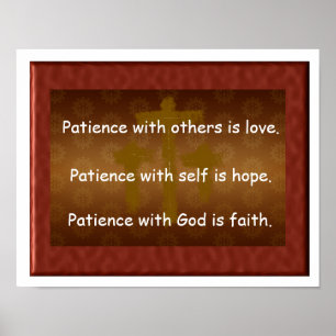Patience with God Poster