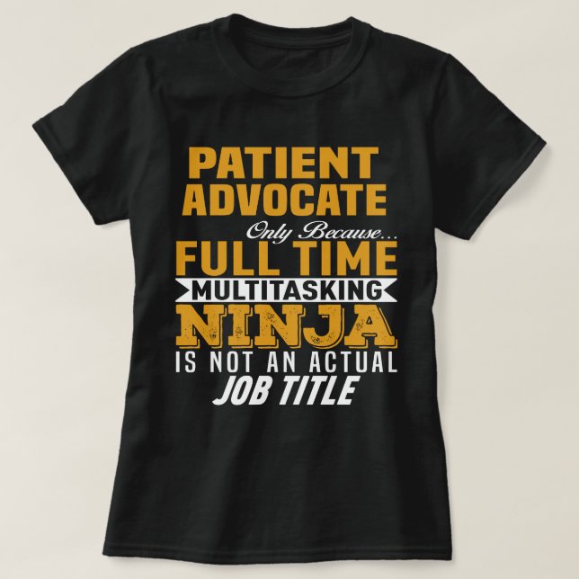 Patient Advocate T-Shirt (Design Front)
