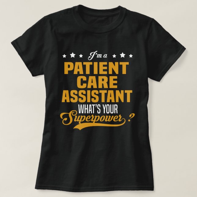 Patient Care Assistant T-Shirt (Design Front)