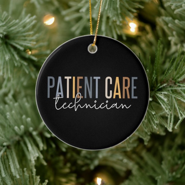 Patient Care Technician PCT Gifts Ceramic Tree Decoration (Tree)