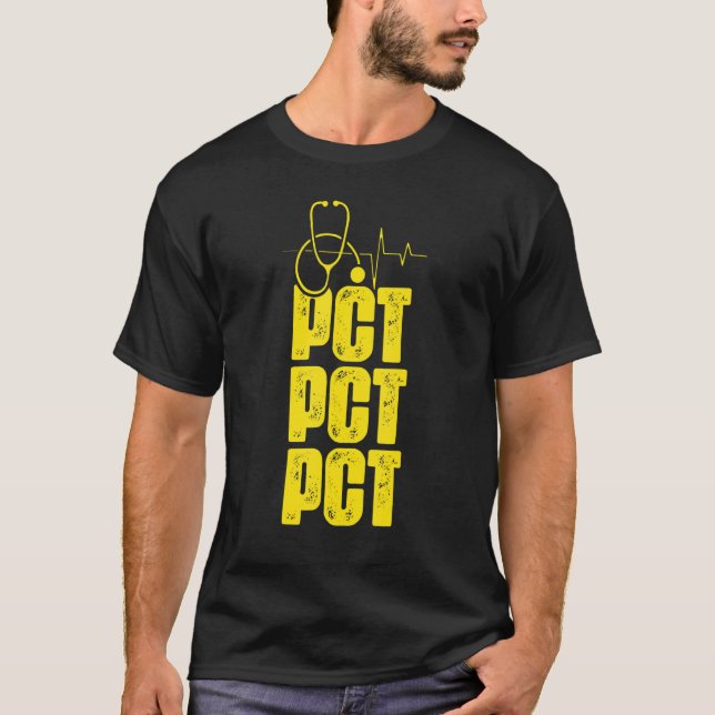 Patient Care Technician PCT Medical Tech Apparel 2 T-Shirt (Front)