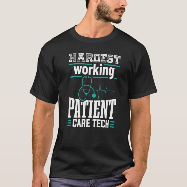Patient Care Technician PCT Medical Tech Apparel   T-Shirt (Front)