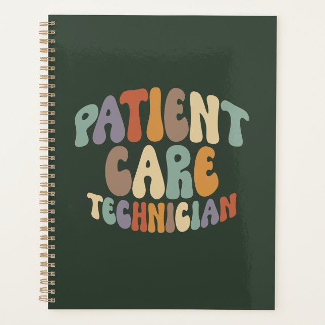 Patient Care Technician Proud Career Profession Planner (Front)