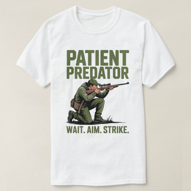 Patient Predator Hunting Tee (Design Front)