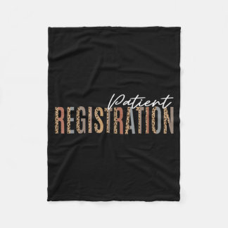 Patient Registration Er Registrar Emergency Fleece Blanket
