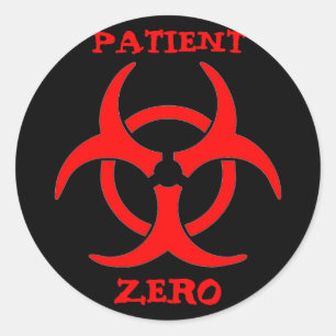 Patient Zero Biohazard Sticker