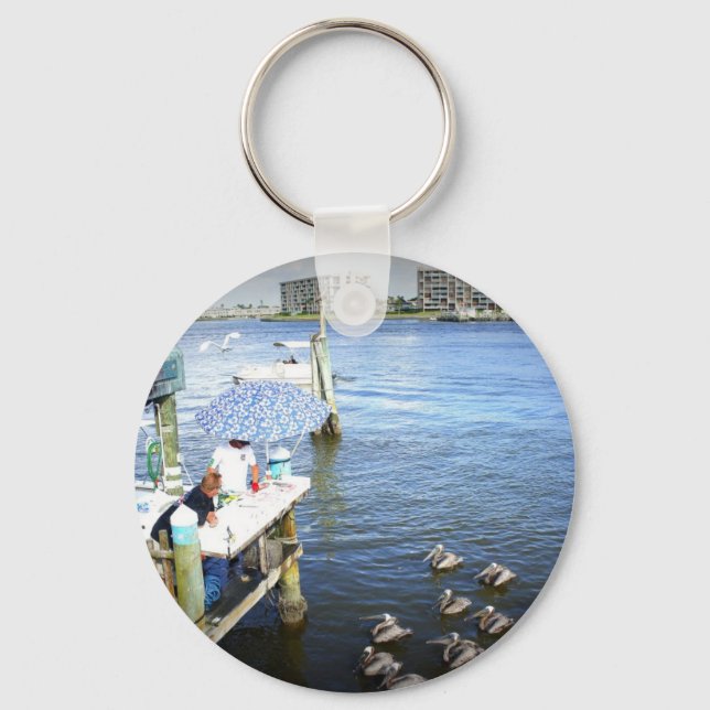 Patiently Waiting Key Ring (Front)