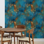 Patina Copper Distressed Look Wallpaper<br><div class="desc">This design may be personalised by choosing the Edit Design option. You may also transfer onto other items. Contact me at colorflowcreations@gmail.com or use the chat option at the top of the page if you wish to have this design on another product or need assistance with this design. I am...</div>