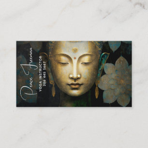 PATINA OF PEACE MEDITATION PORTRAIT BUSINESS CARD