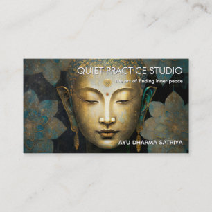PATINA OF PEACE MEDITATION PORTRAIT BUSINESS CARD