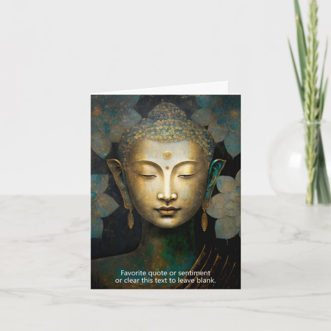 PATINA OF PEACE | MEDITATION PORTRAIT CARD (Front)