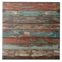 Patina Wood Rustic Distressed Plank