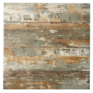 Patina Wood Rustic Distressed Plank Tile