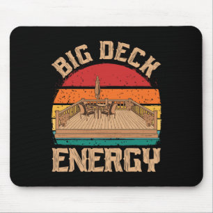 Patio Big Deck Energy Grilling Outdoorsy Meat Bbq Mouse Mat