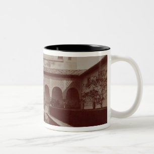 Patio de los Arrayanes, Alhambra, c.1875-80 (sepia Two-Tone Coffee Mug