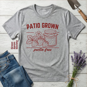 Patio Grown Pectin Free Strawberry Preserves Tri-Blend Shirt