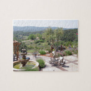 Patio of Croad Tasting Room, Paso Robles Jigsaw Puzzle