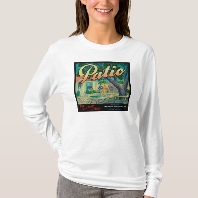 Patio Orange LabelColton, CA T-Shirt (Front)