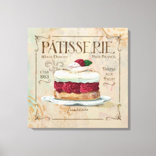 Patisserie I  French Wall Decor (Front)