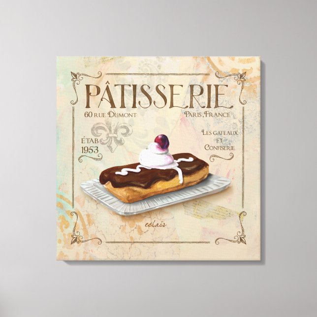 Patisserie III  French Wall Decor (Front)