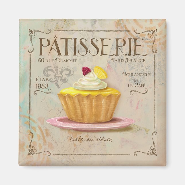Patisserie Lemon Tart Magnet (Front)