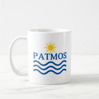 PATMOS Greece, Sun Waves Coffee Mug