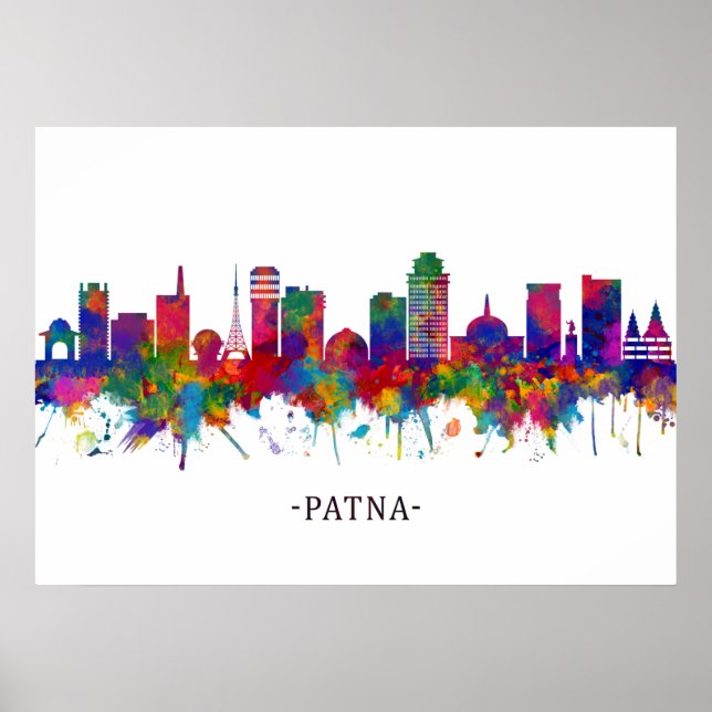 Patna Bihar Skyline Poster (Front)