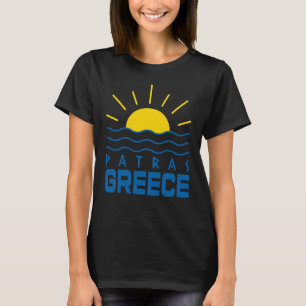Patras Greece Sunshine And Sea Waves Women's T-Shirt