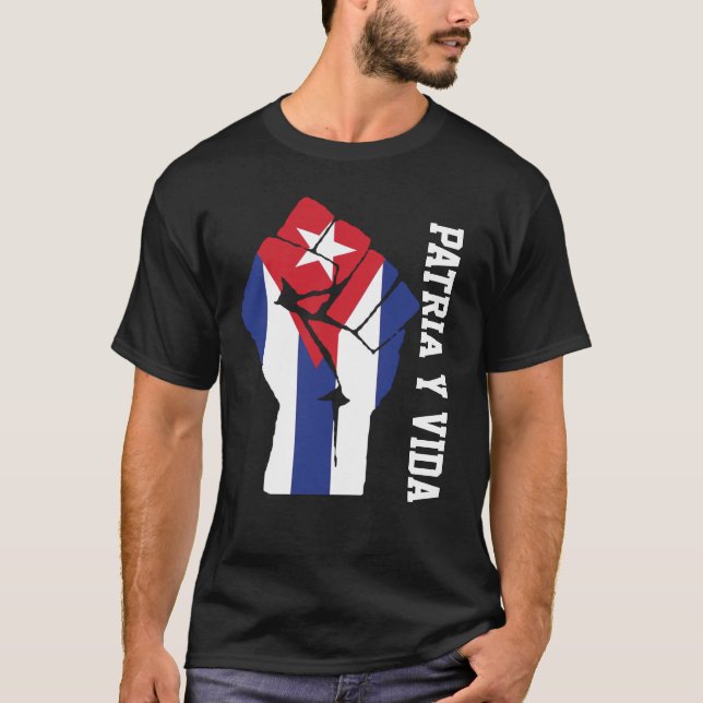  Patria Y Vida Free Cuba T-Shirt (Front)