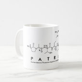 Patrice peptide name mug (Front Left)