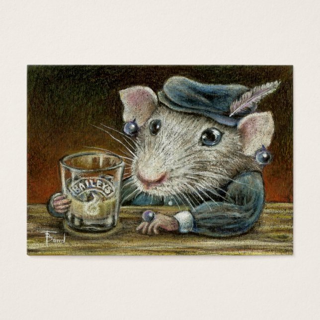 Patricia the rat ACEO prints (Front)