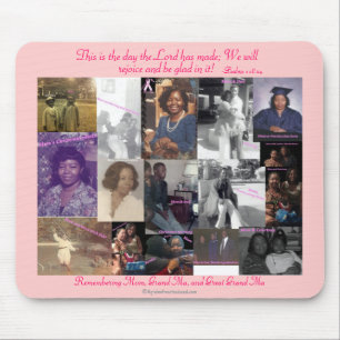 Patricia's Agrainofmustardseed.com Pink Mouse Pad