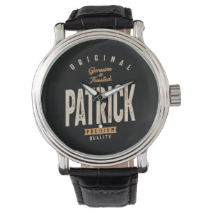 Patrick Personalised Name - Funny Patrick Watch