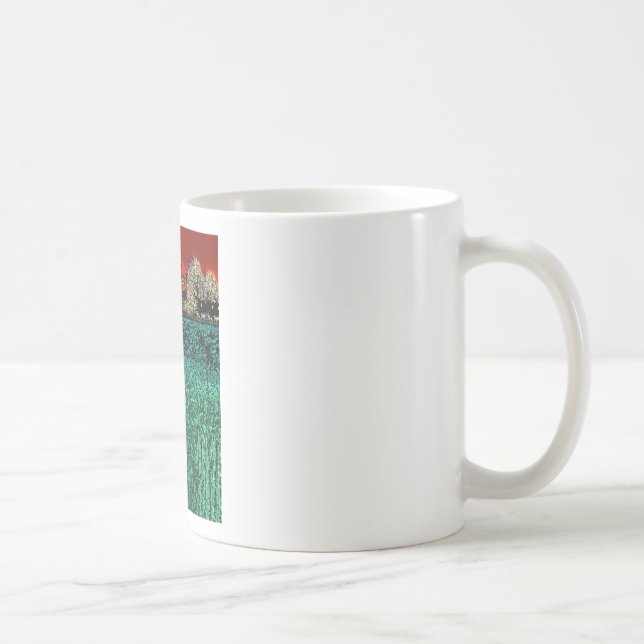 Patrick Ranch, Chico, CA (In Red and Green) Coffee Mug (Right)