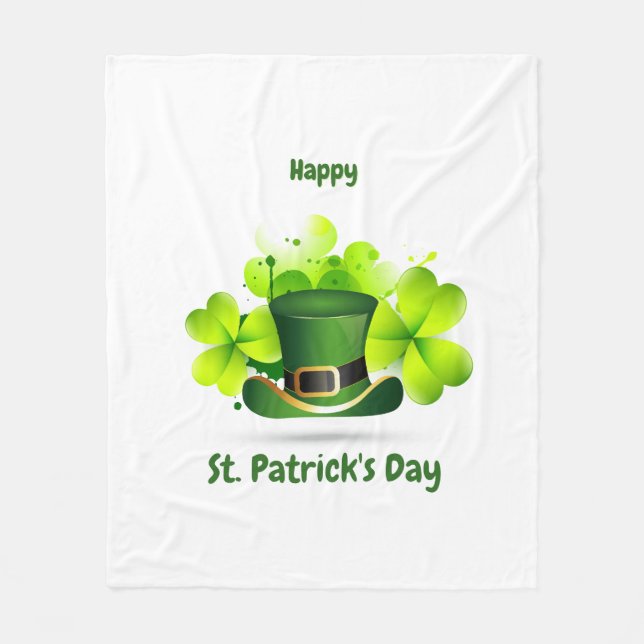 Patrick's Day Classic Fleece Blanket (Front)