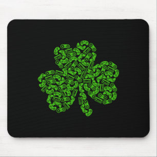 Patricks Day Gaming Boys Video Game Gamer Gift Mouse Mat