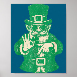 Patricks Day, Leprechauns Funny 6 Meme Gift Men, W Poster
