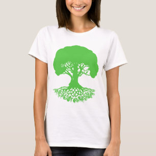 Patrick'sCelticIrishTreeofLife-Clover T-Shirt